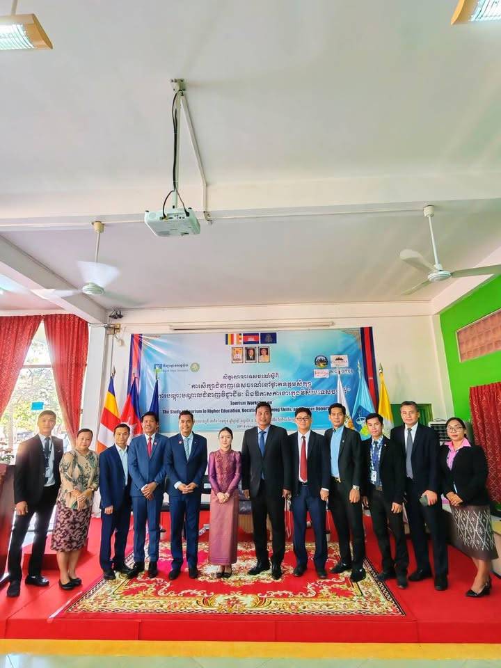 The Ministry of Tourism and Saint Paul Institute Collaborate to Promote Tourism Vocational Training in Takeo Provinces and Surrounding areas