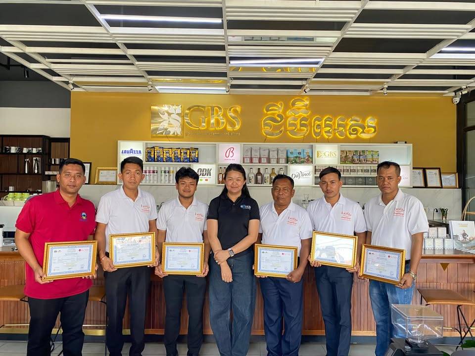 Commemorating the Successful Completion of the Master Trainer Capacity Building Program in Professional Barista Skills for Koh Kong and Kampong Chhnang Provinces
