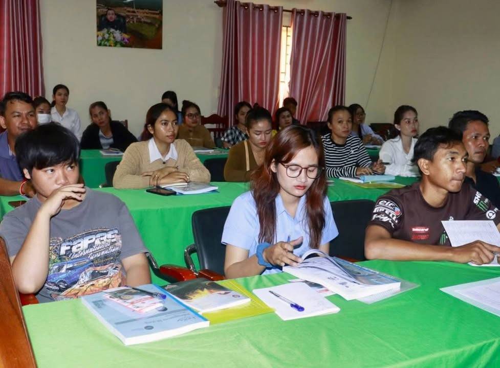 The Kratie Provincial Department of Tourism, Funded by Swisscontact, Launches Food and Beverage Service Training Program!