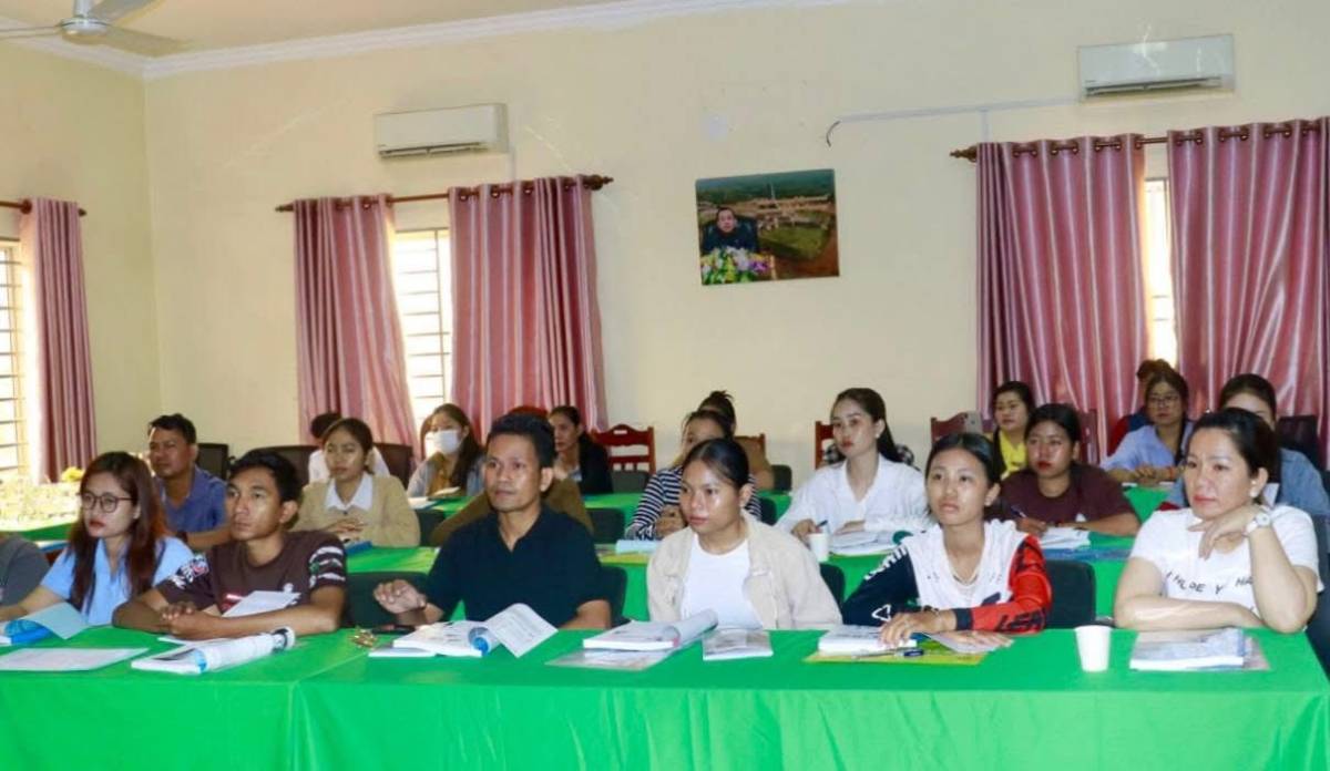 The Kratie Provincial Department of Tourism, Funded by Swisscontact, Launches Food and Beverage Service Training Program!