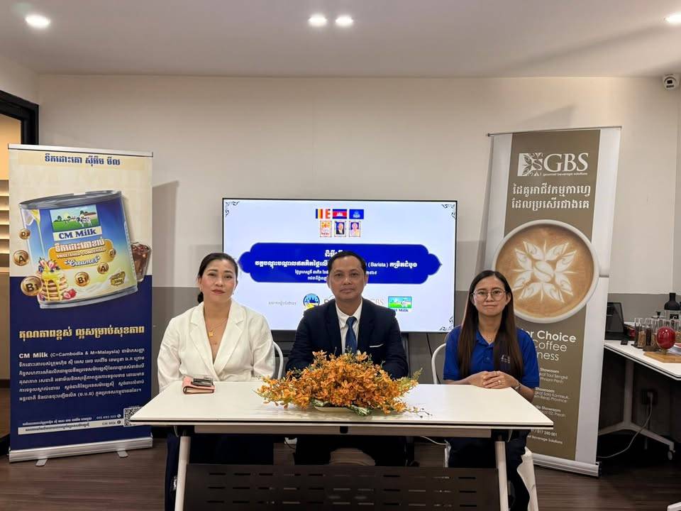 Ministry of Tourism Collaborates with B-Hub Training Centre to Launch Pro Bono Foundational Barista Vocational Training (Session I) in Phnom Penh